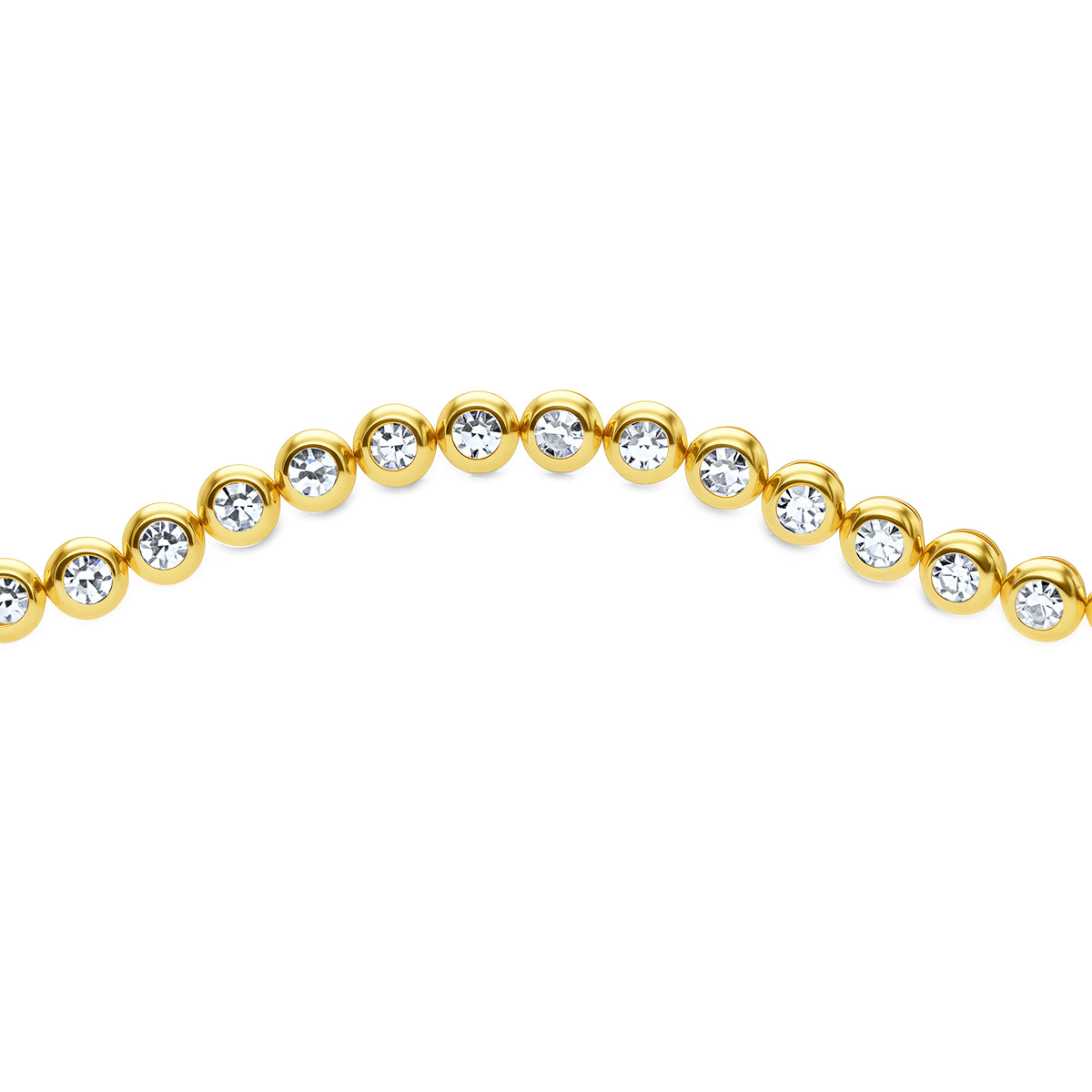 3.25CT Bezel Round Diamond Bracelet
