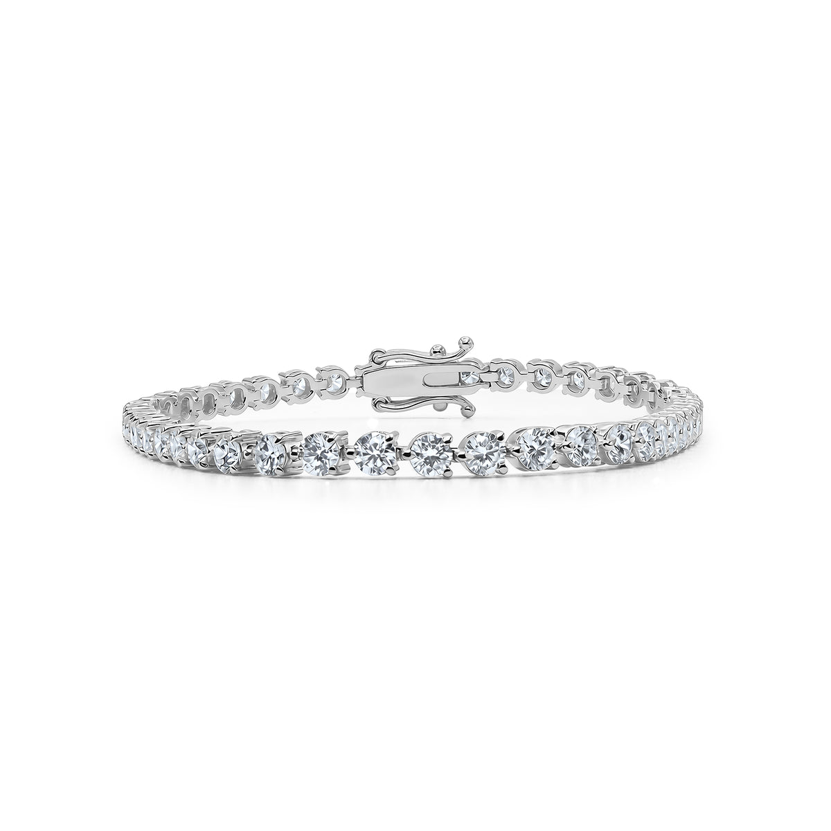 5.25CT Round Diamond Tennis Bracelet