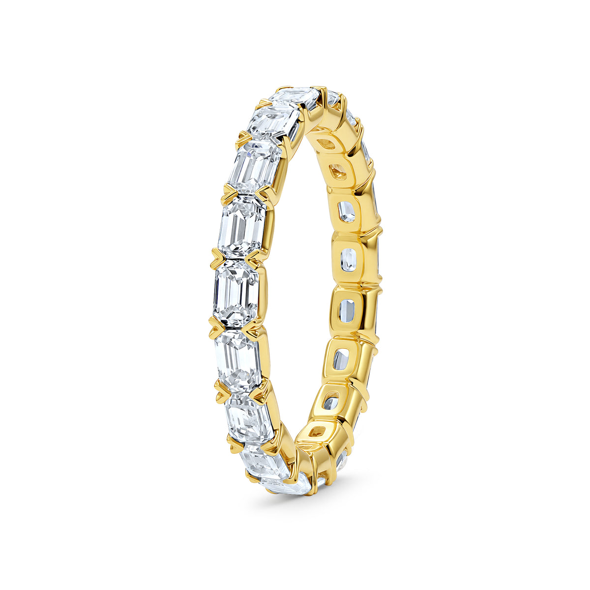 Emerald eternity band