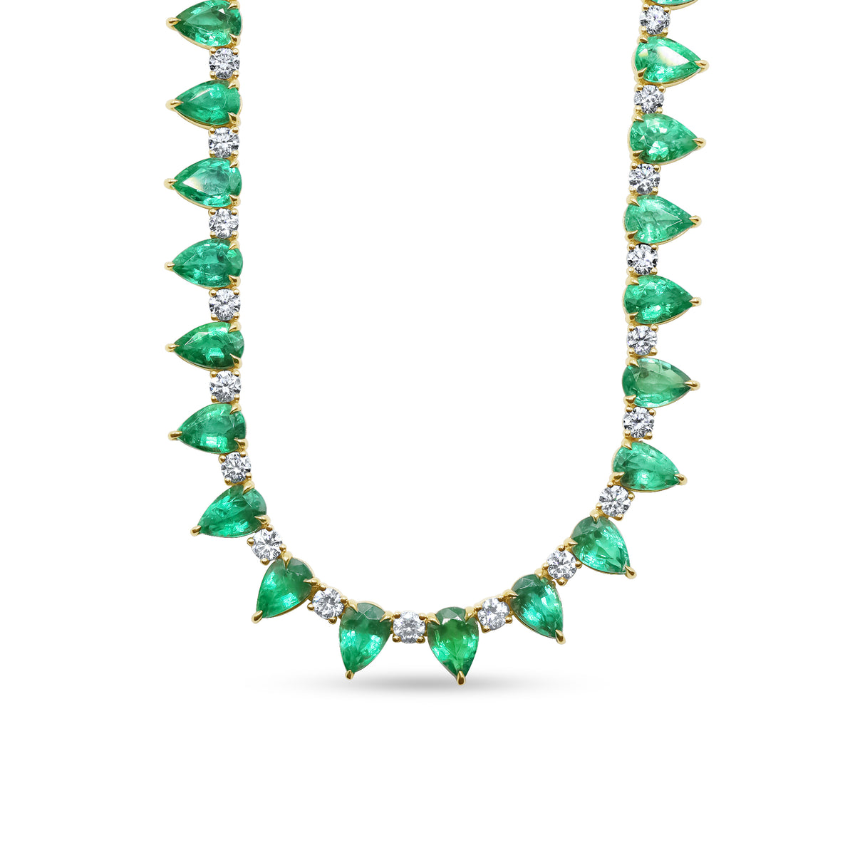 Emerald and Diamond Necklace