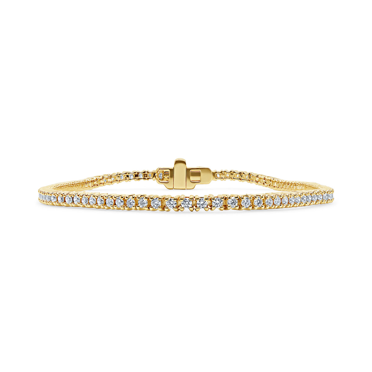 1CT Round Diamond Tennis Bracelet