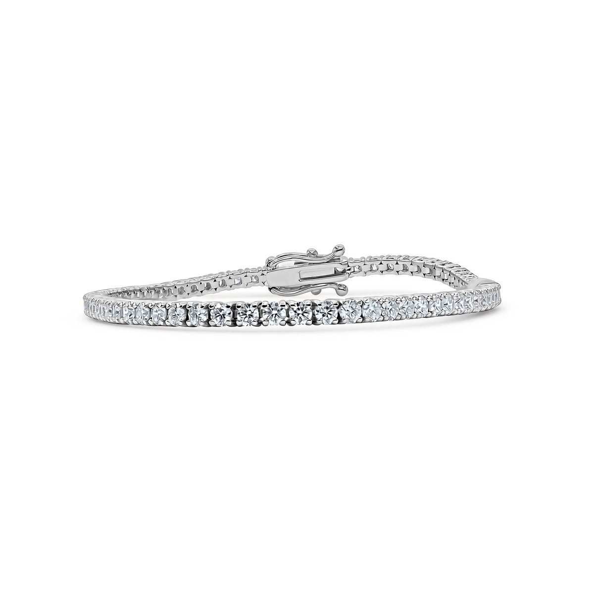 3CT Round Diamond Tennis Bracelet