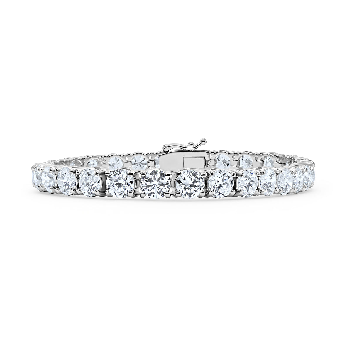 21CT Round Diamond Tennis Bracelet
