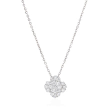 Load image into Gallery viewer, Diamond cluster pendant necklace (SKU N083)