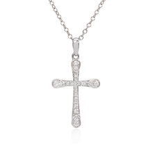 Load image into Gallery viewer, Diamond cross pendant (SKU N094)
