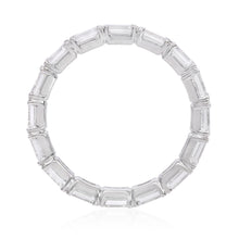 Load image into Gallery viewer, Emerald cut eternity band (SKU R083)