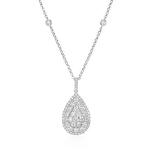 Load image into Gallery viewer, Diamond cluster pendant (SKU N060)