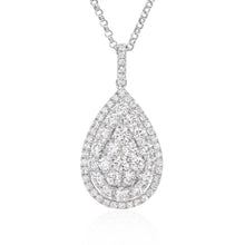Load image into Gallery viewer, Diamond cluster pendant (SKU N060)