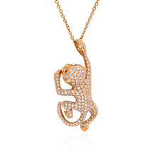 Load image into Gallery viewer, Diamond "monkey" pendant (SKU N063)
