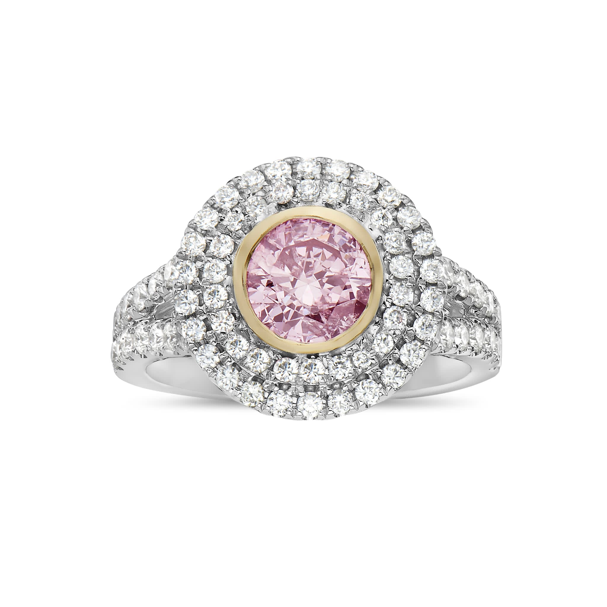 Pink diamond ring (SKU R039) | Diamanti NYC
