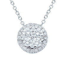 Load image into Gallery viewer, Diamond pendant necklace (SKU N055)