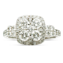 Load image into Gallery viewer, Diamond cluster ring (SKU R070)