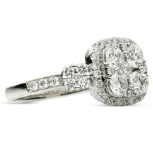 Load image into Gallery viewer, Diamond cluster ring (SKU R070)