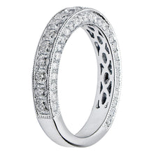 Load image into Gallery viewer, 18k white gold diamond ring (SKU R065)
