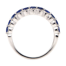 Load image into Gallery viewer, Diamond and sapphire ring (SKU R051)