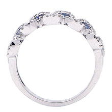 Load image into Gallery viewer, Diamond and sapphire ring (SKU R056)