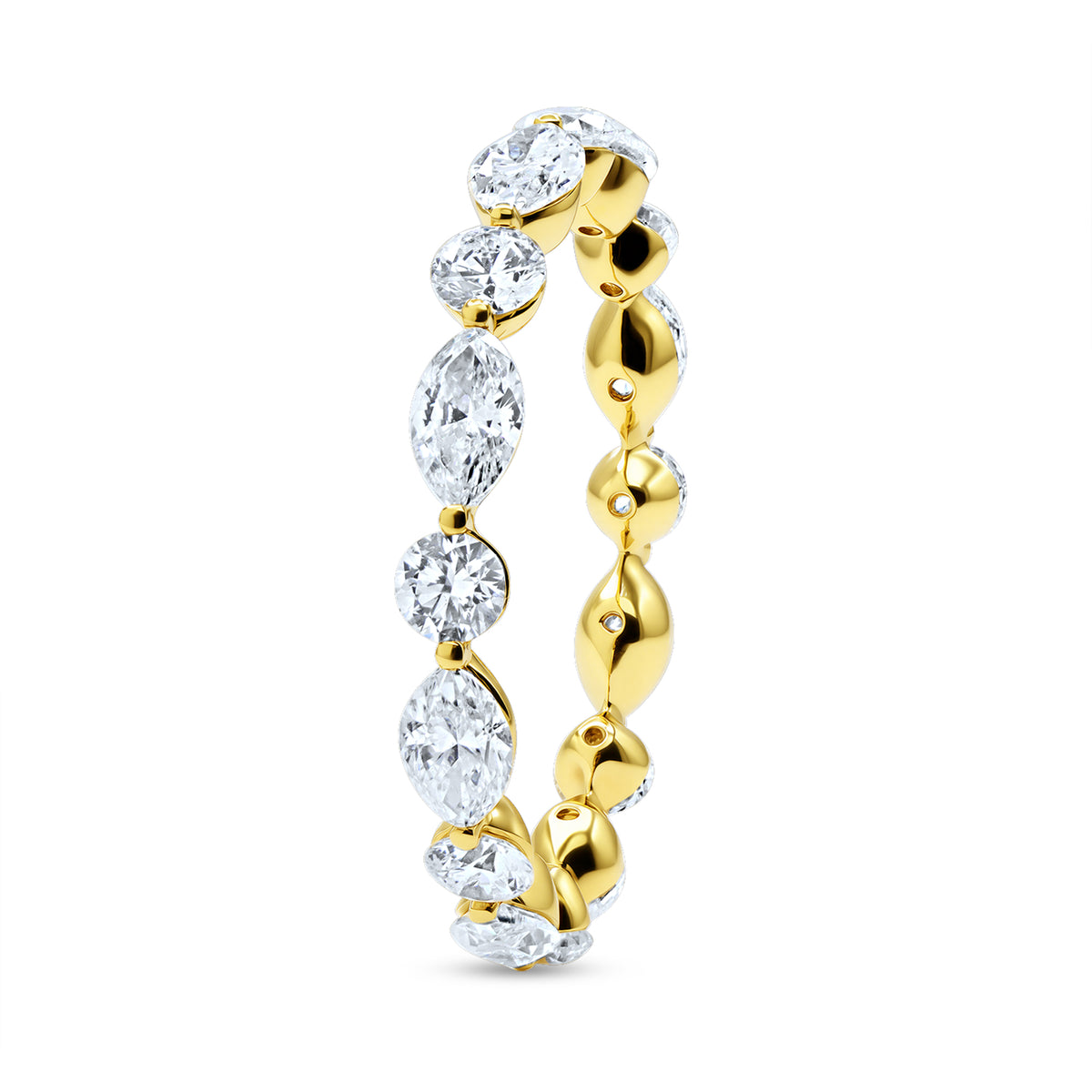 Marquise and Round Diamond Ring