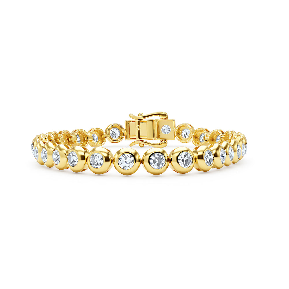 3.25CT Bezel Round Diamond Bracelet