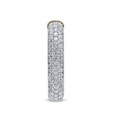 Load image into Gallery viewer, 2tone Diamond Earrings
