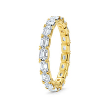 Load image into Gallery viewer, Emerald eternity band
