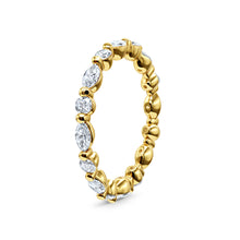 Load image into Gallery viewer, Marquise and Round Eternity Band
