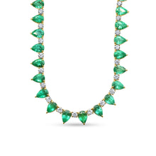 Load image into Gallery viewer, Emerald and Diamond Necklace
