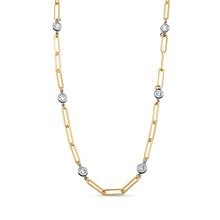 Load image into Gallery viewer, Diamond Paperclip Necklace
