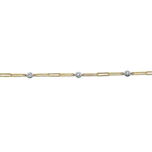 Load image into Gallery viewer, Diamond Paperclip Necklace
