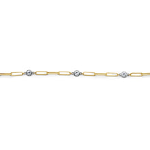 Load image into Gallery viewer, Diamond Paperclip Necklace
