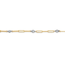 Load image into Gallery viewer, Diamond Paperclip Necklace
