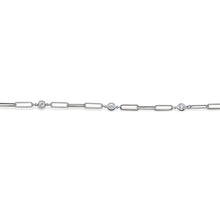 Load image into Gallery viewer, Diamond Paperclip Necklace
