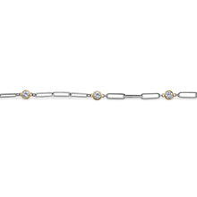 Load image into Gallery viewer, Diamond Paperclip Necklace
