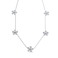 Load image into Gallery viewer, Diamond Flower Necklace
