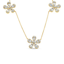Load image into Gallery viewer, Diamond Flower Necklace
