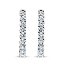 Load image into Gallery viewer, Diamond Hoop Earrings

