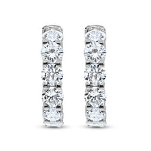 Load image into Gallery viewer, Diamond Hoop Earrings
