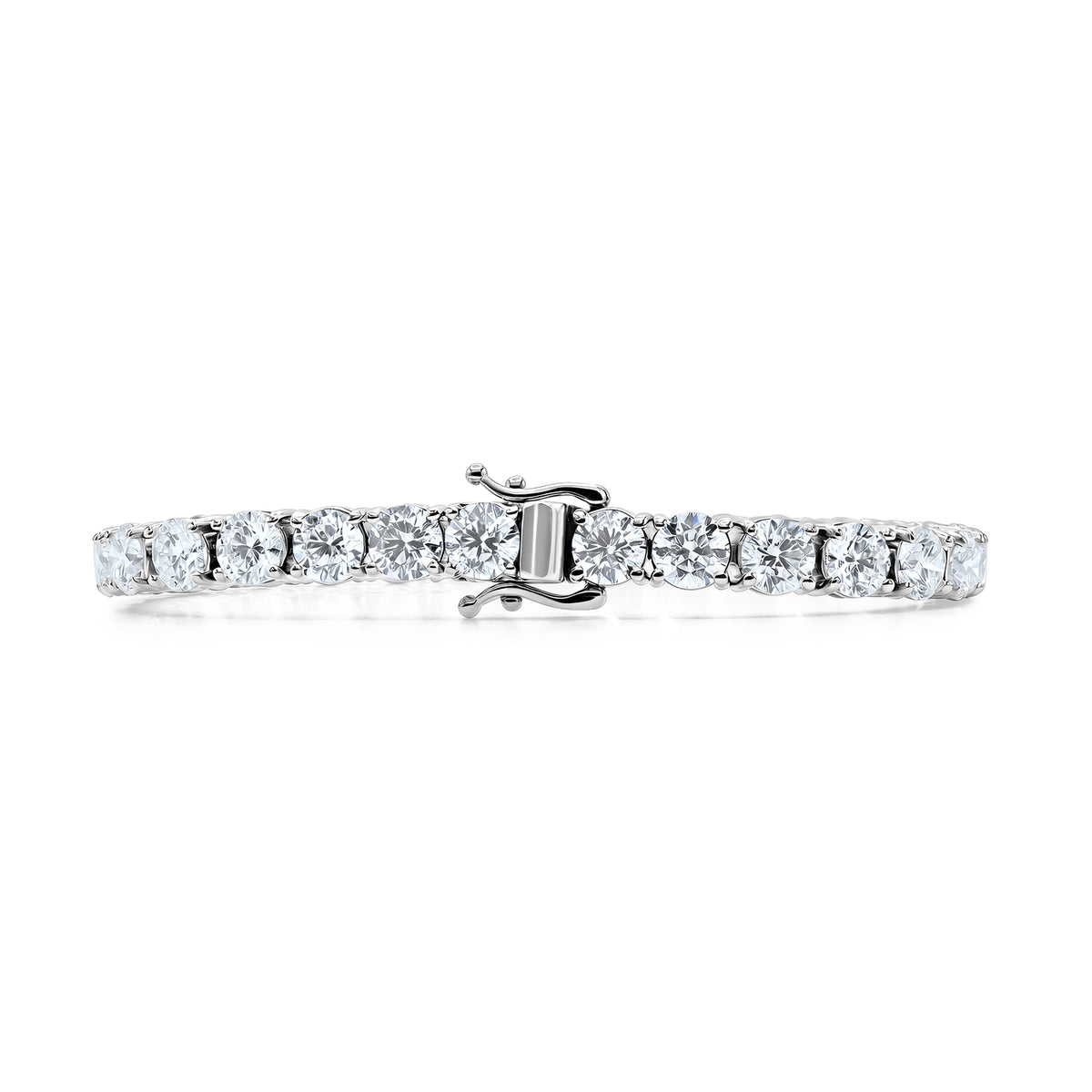 21CT Round Diamond Tennis Bracelet