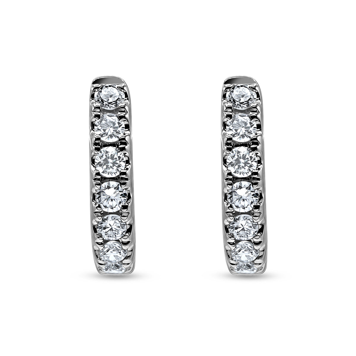 Diamond Earrings Hoop
