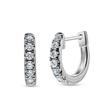 Load image into Gallery viewer, Diamond Earrings Hoop
