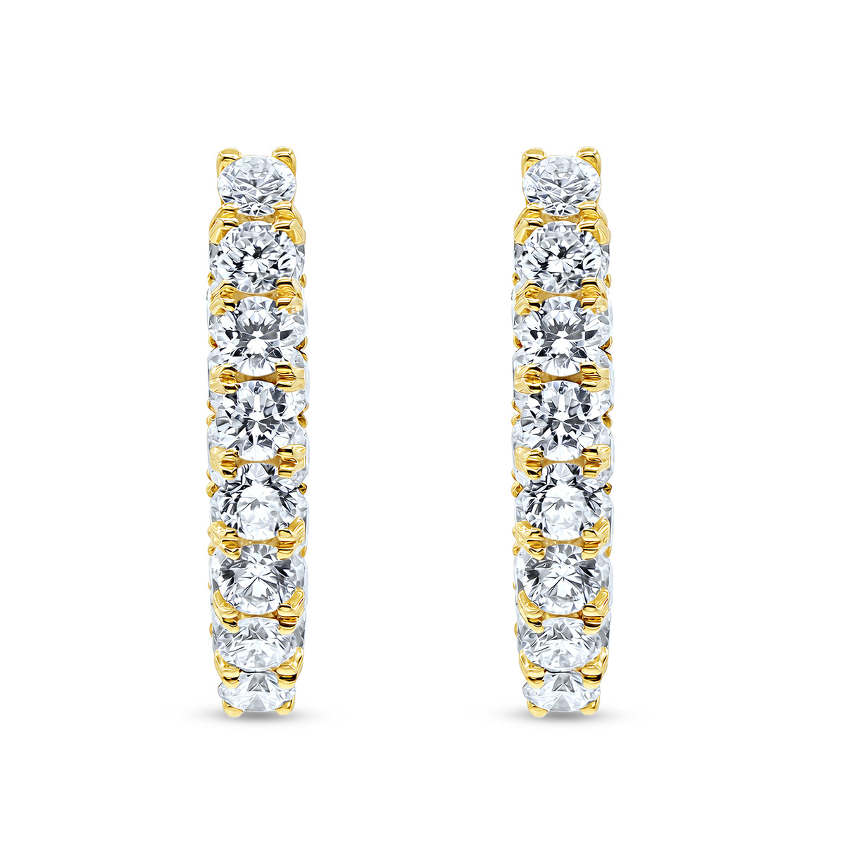 Diamond Earrings Hoop