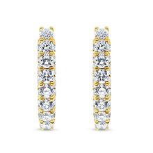 Load image into Gallery viewer, Diamond Earrings Hoop
