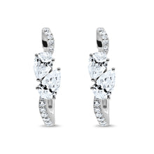 Load image into Gallery viewer, Diamond Earrings Hoop
