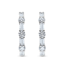 Load image into Gallery viewer, Diamond Earrings Hoop
