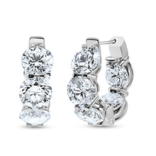 Load image into Gallery viewer, Diamond Hoop Earrings
