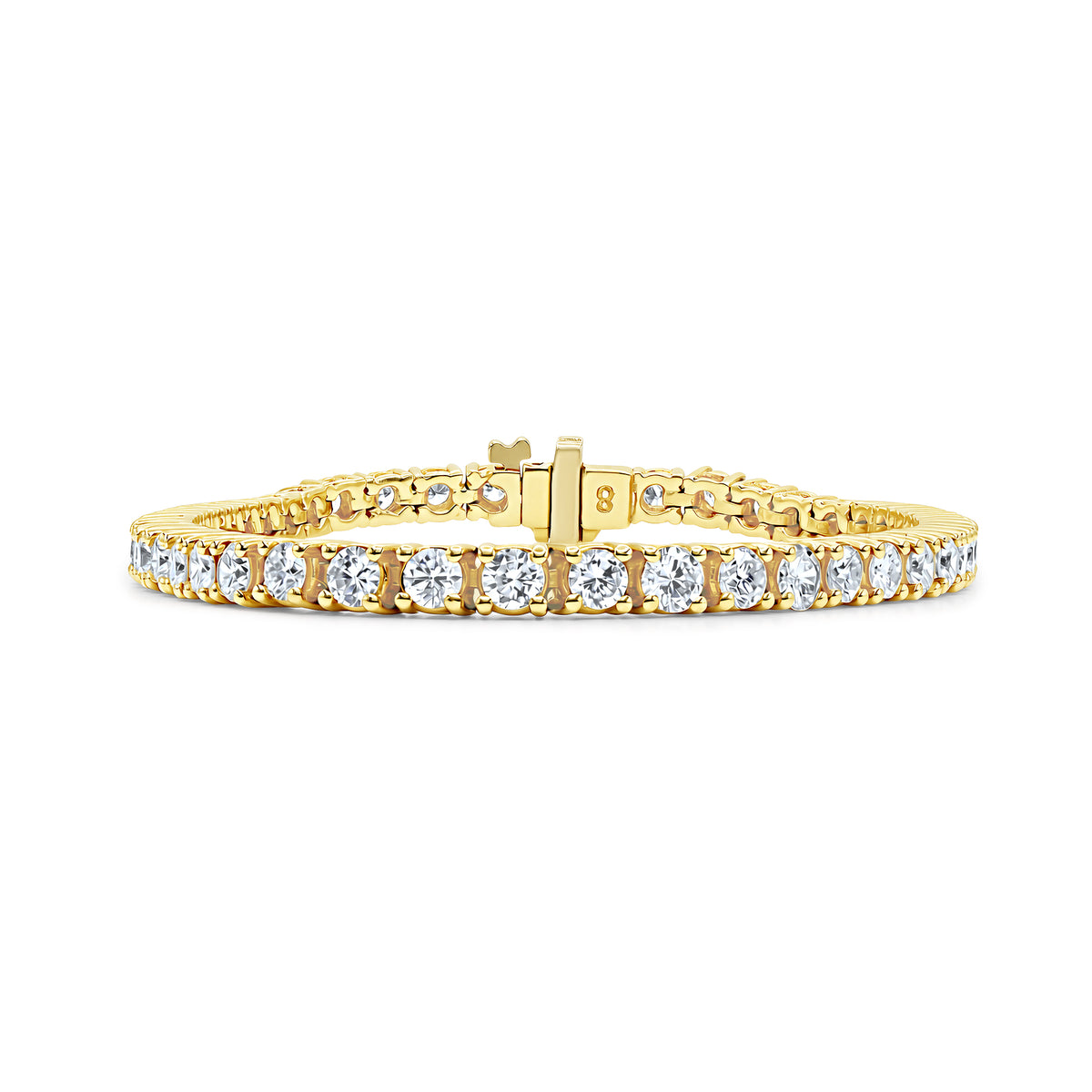 5.25CT Round Diamond Tennis Bracelet
