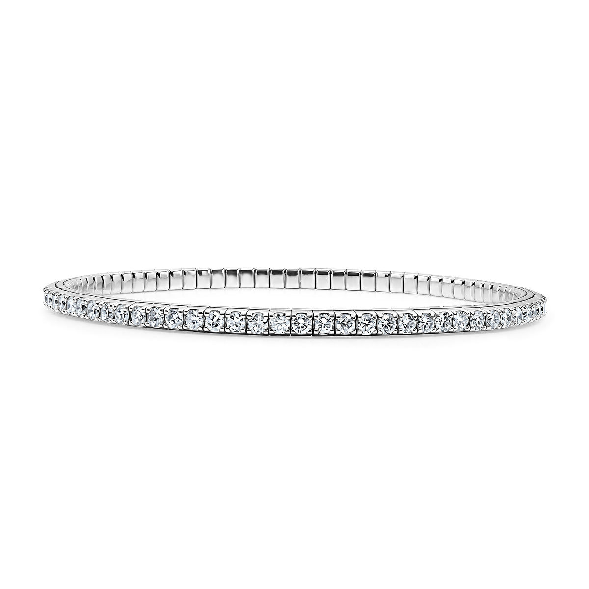3CT Flexible Diamond Tennis Bracelet