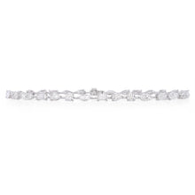 Load image into Gallery viewer, Diamond multi shape flexible bracelet (SKU B072)
