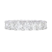 Load image into Gallery viewer, Diamond eternity wedding band (SKU R074)
