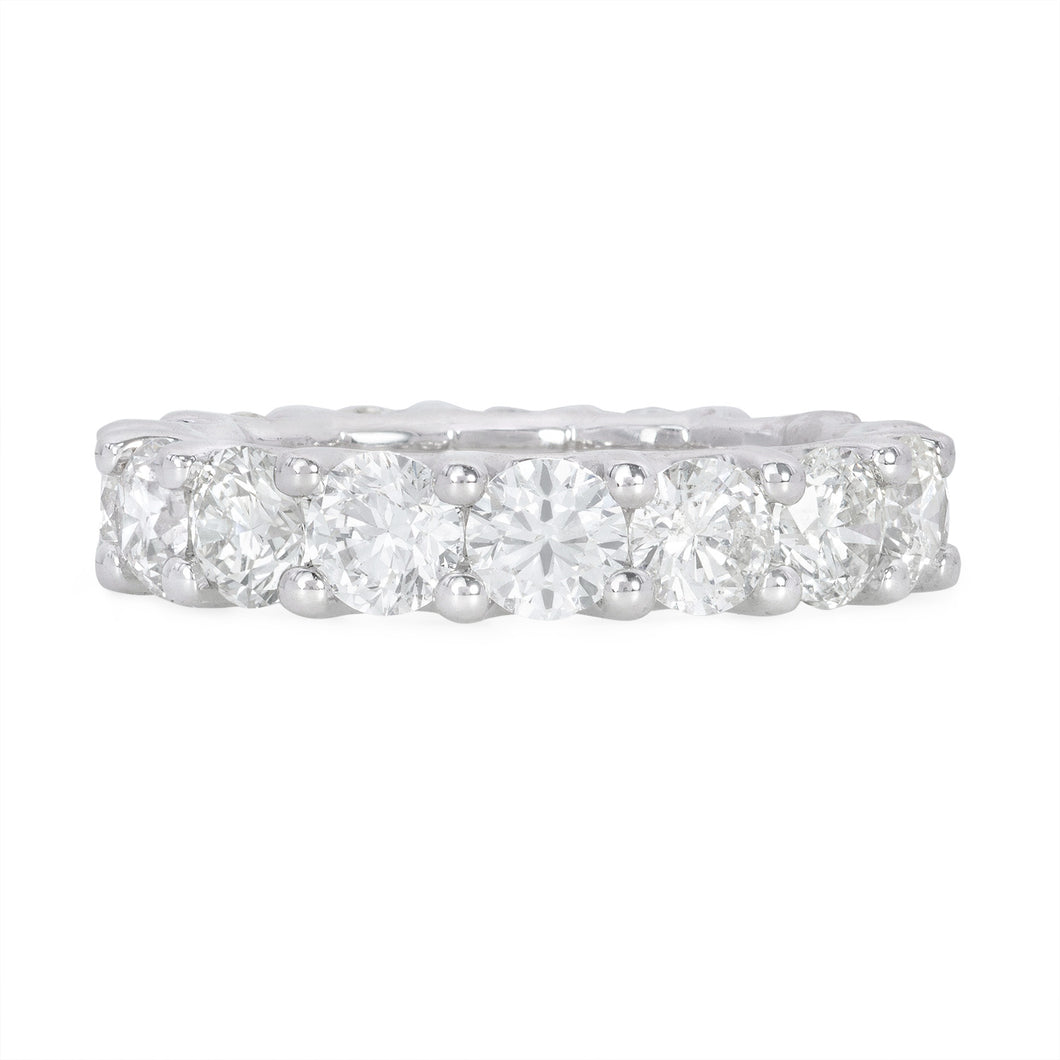 Diamond eternity wedding band (SKU R074)