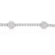 Load image into Gallery viewer, Diamond floral bracelet (SKU B078)
